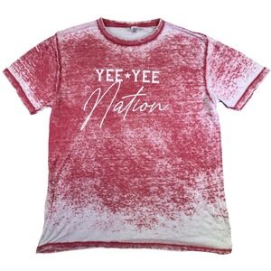 Yee Yee Nation Shirt Women's Size XL Western Red‎ Country Southern Rodeo Redneck